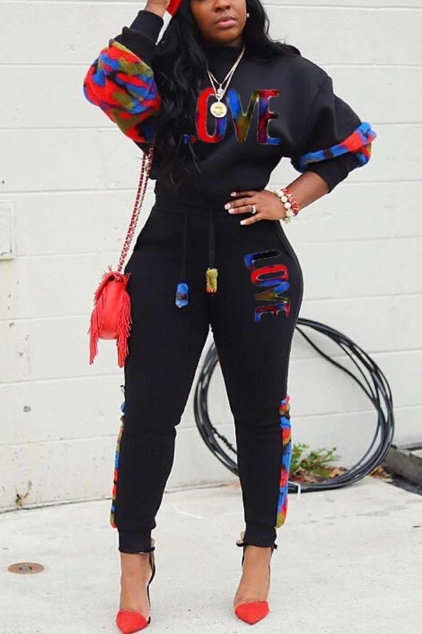 Fashion Sport Loose Two Piece