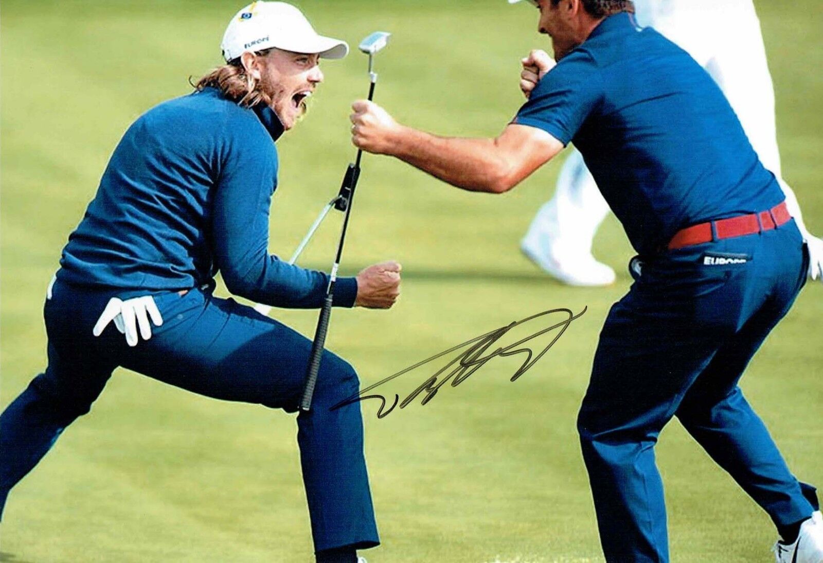 Tommy FLEETWOOD Signed Autograph Photo Poster painting 1 GOLF AFTAL COA 2018 Ryder Cup Winner