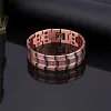 Bracelet en cuivre magn&eacute;tique ultra r&eacute;sistant