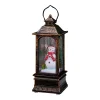 Christmas glowing interior water-filled wind lantern