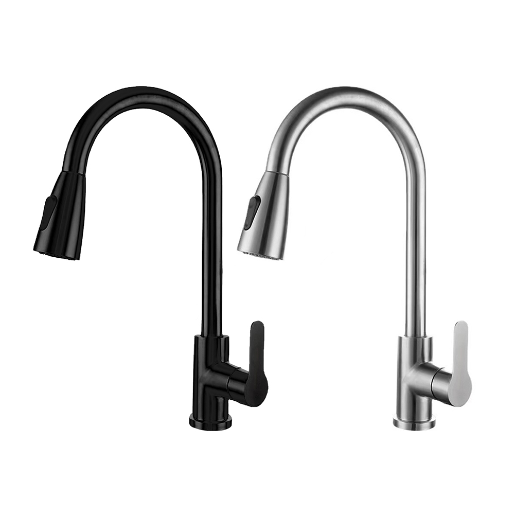

Stainless Steel Kitchen Faucet Anti-corrosion Water Faucet Home Kitchen Bathroom, Sliver, 501 Original