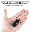 LONG-CZ J9 Pocket Flip Phone Bluetooth Dial 0.66 Inch 2G GSM Mobile Phone Supports Multiple Languages