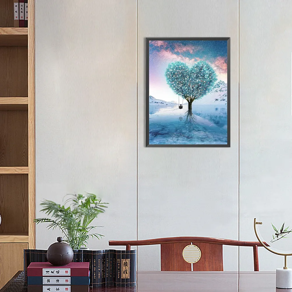 Full Round Diamond Painting 30*40cm - Strange Tree