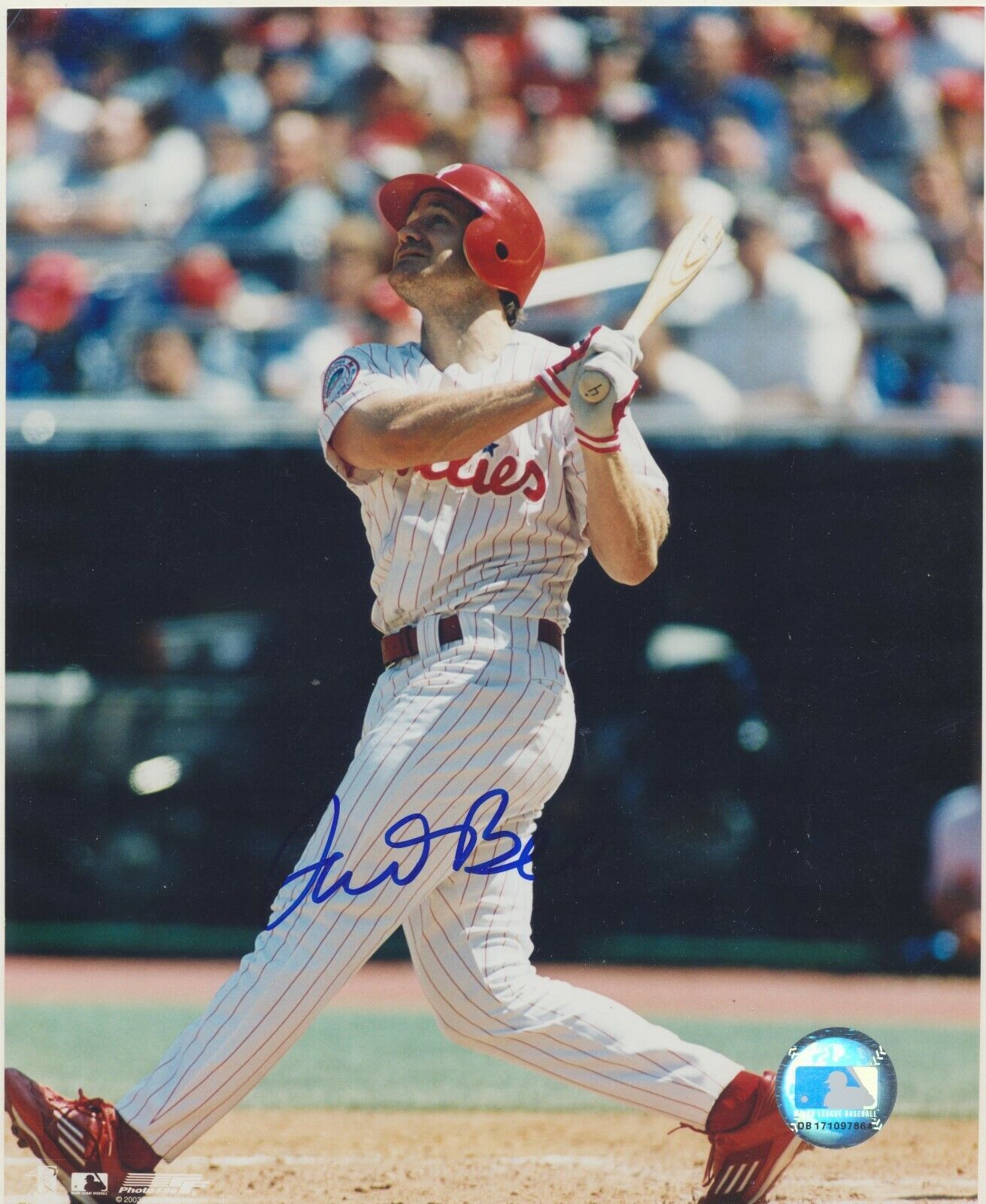 David Bell autographed 8x10 Philadelphia PhilliesC466