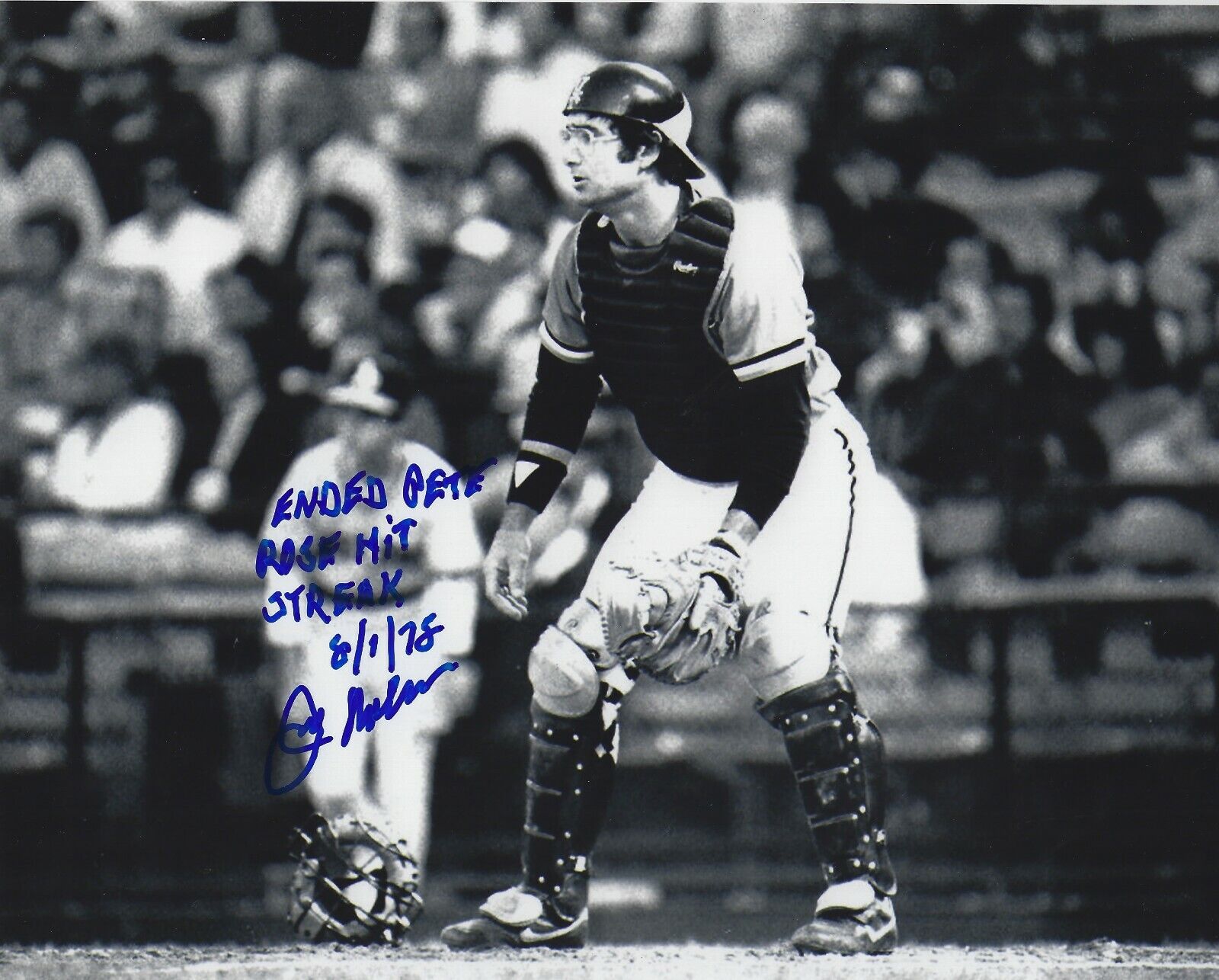 Signed 8x10 JOE NOLAN 8/1/78