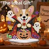 Halloween Puppy Special Shaped 2D Flat DIY Diamond Painting Ornament