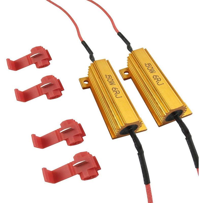 LED Load Resistor for LED Tail Light Bulbs and Turn Signals Warning & Blink Error Code