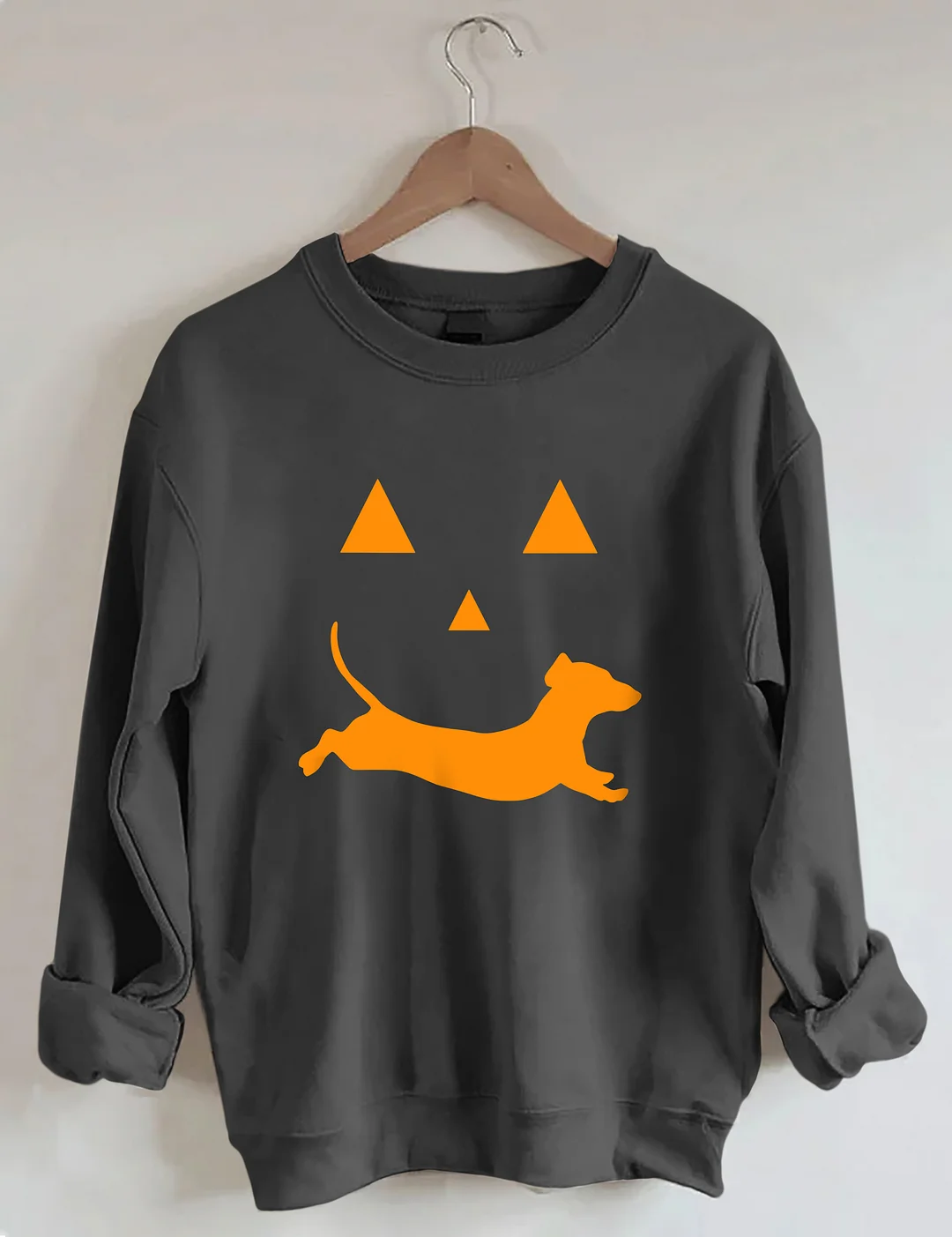 Dachshund And Halloween Sweatshirt