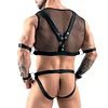 Men's Sexy Fishnet Skeleton Erotic Underwear Set