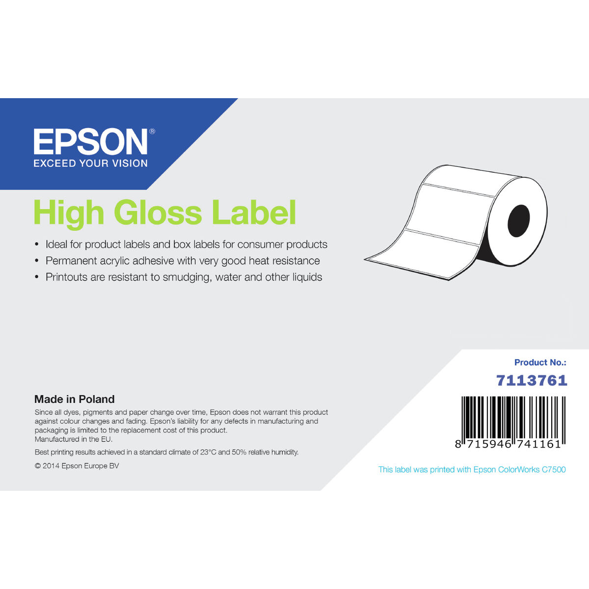 Original Ink Cartridge Epson 7113761