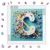 Butterfly Flower C 5D Partial Drill DIY Diamond Painting Kit 30*30cm