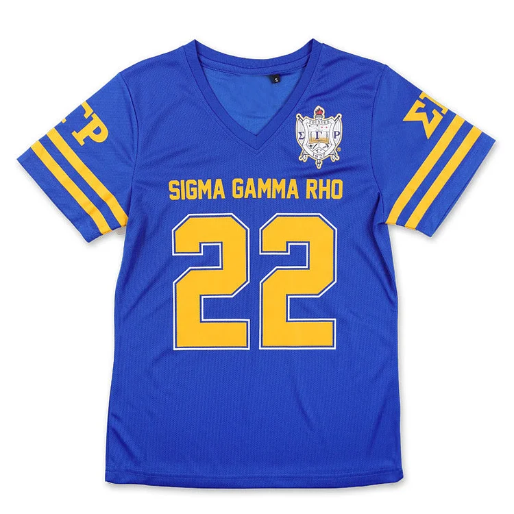 SORORITY JERSEY SHIRT- BLUE