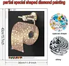 Diamond Painting-DIY Crystal Rhinestone Toilet Paper