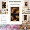 Jesus Halo Portrait-11CT Stamped Cross Stitch 40*70cm(Big Size) tapestrymarket
