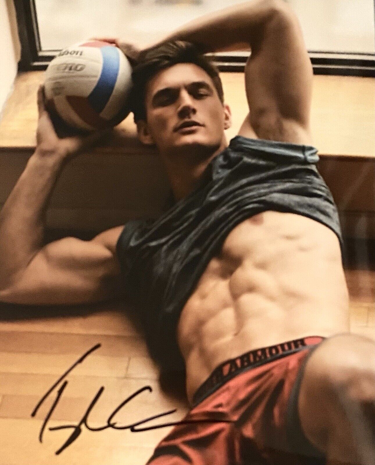 Tyler Cameron Signed Autographed 8x10 Photo Poster painting Sexy , Male Model The Bachelorette?