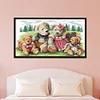 Teddy Bear-14CT Stamped Cross Stitch Kit(52*31cm)