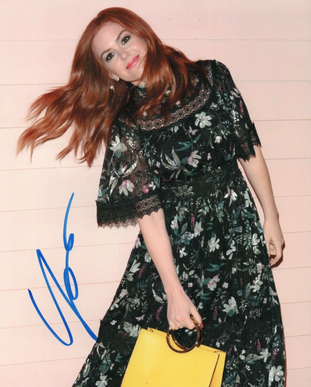 Autographed Isla Fisher signed 8 x 10 Photo Poster painting Very Nice