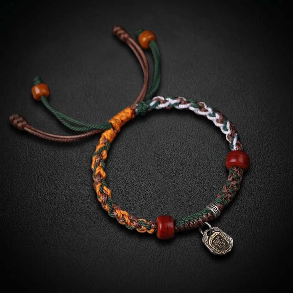The Zaki Lamu Artisan Bracelet | Hand-Woven Heritage & Soul Classic - Antique Finish