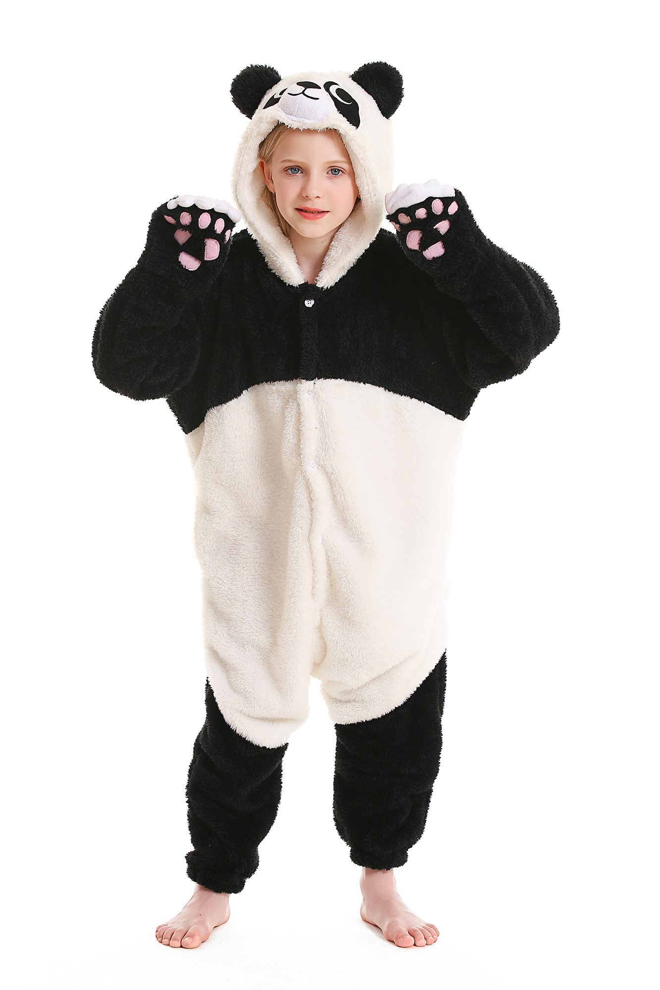 Children's Soft Panda Onesie Kigurumi