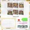 (US Only)6PCS DIY Diamond Art Christmas Greeting Cards Xmas Design Diamond Art Cards