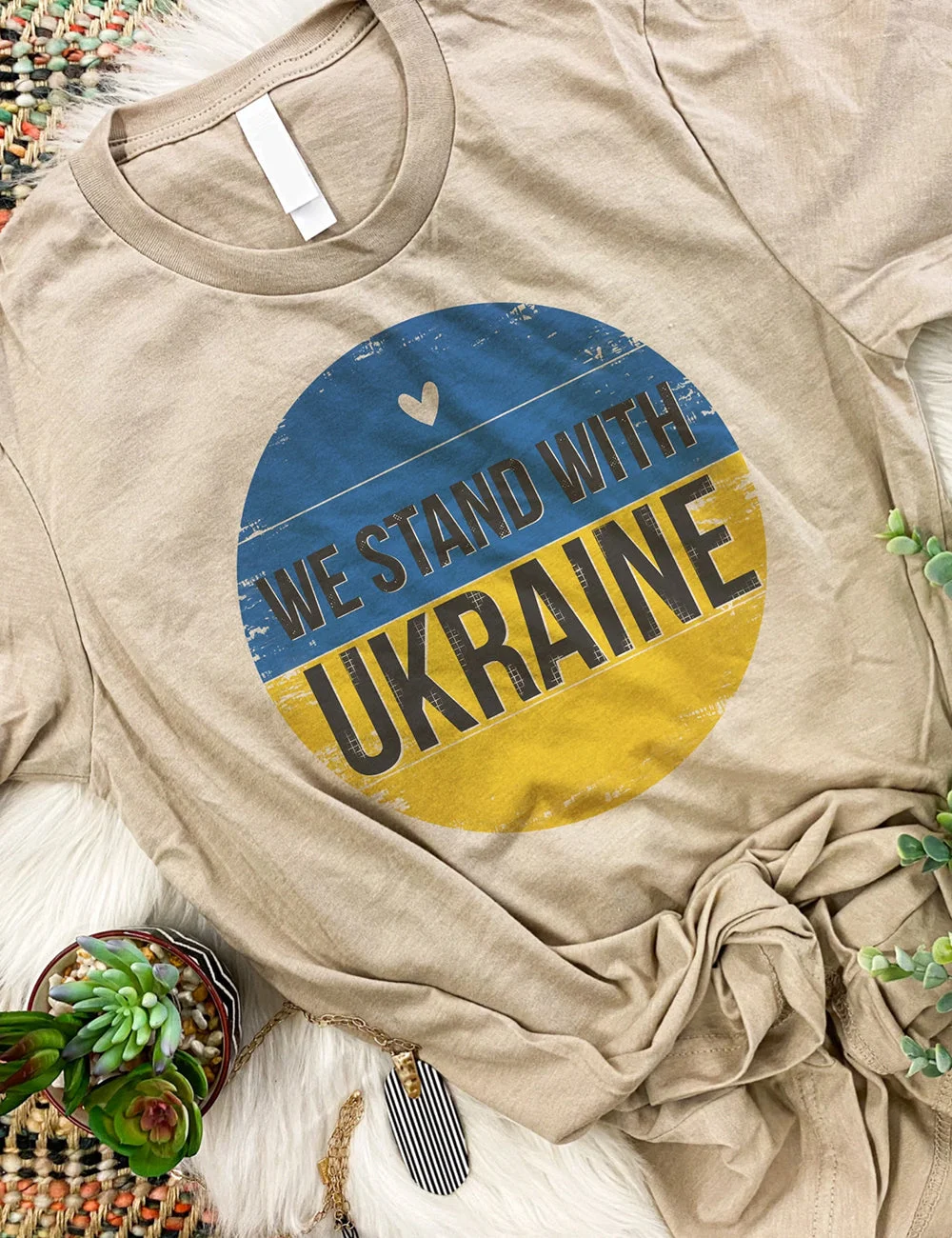 We Stand With Ukraine Tee