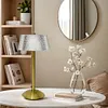 Crystal Table Lamp Cordless Desk Lamp Dimmable Sleeping Light for Restaurant Bar