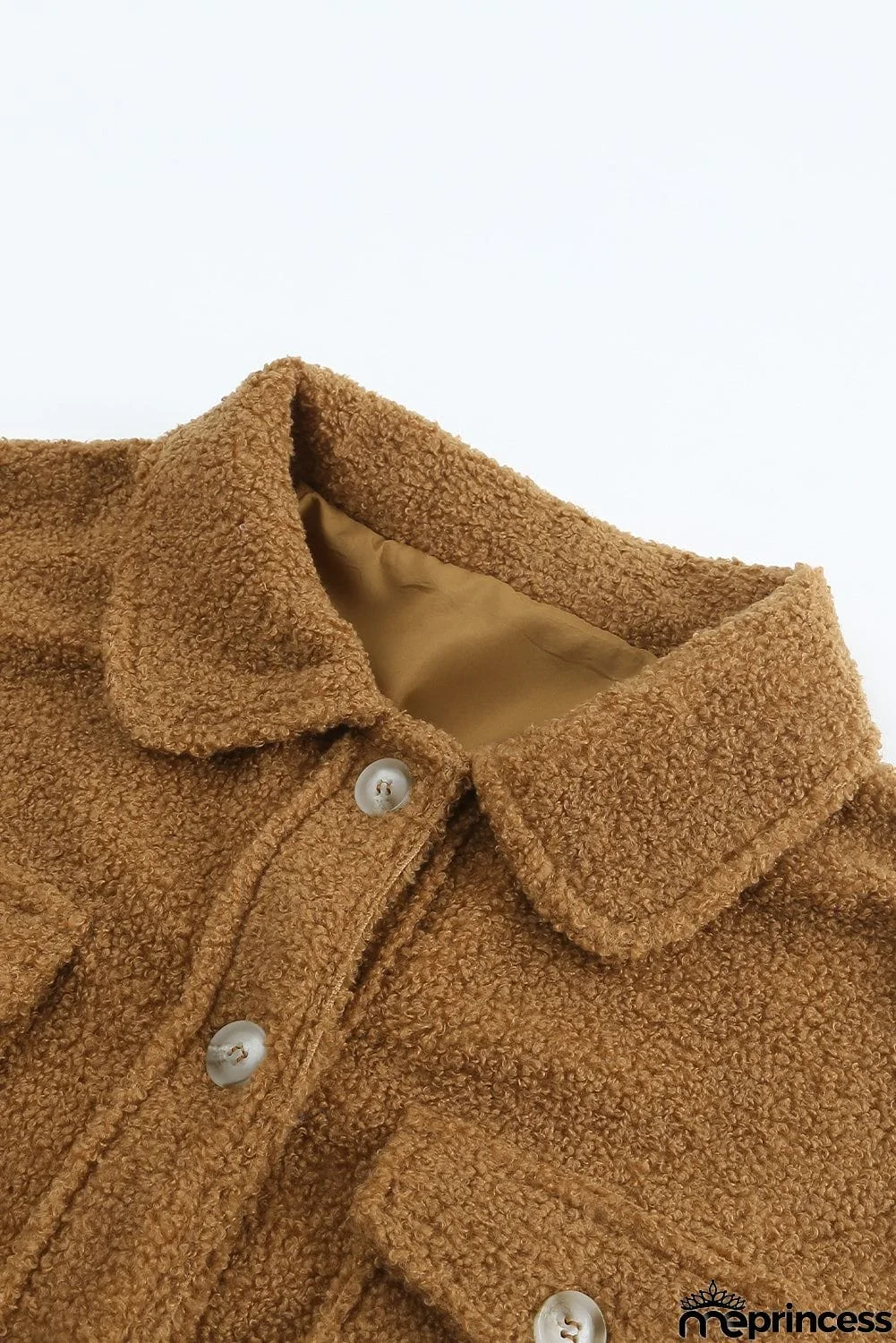 Flap Pockets Button Front Jacket