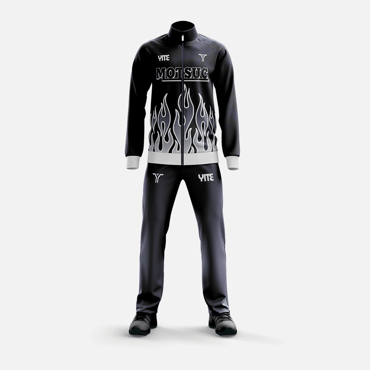 YITE | LWT24-018- White  And Black Tracksuit