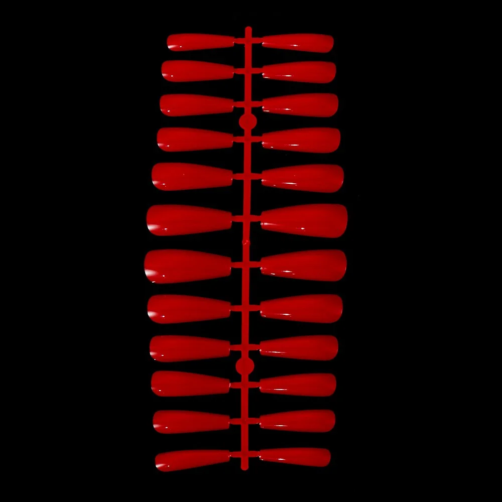 24/100pcs Shiny High-Hard Nails Long Ballerina Simple Pointed Fake Nail Extension Press on Nails Acrylic Manicure Full Nail Tips-Nail Inspo