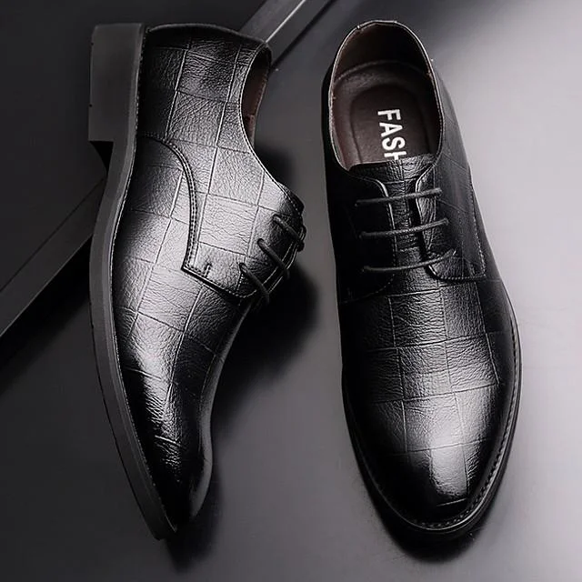 Men's Summer Outdoor Oxfords PU Non-Slipping Black / Brown