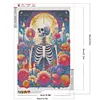 (40*60cm)Skull Flower Tarot - Full Round Drill Diamond Painting