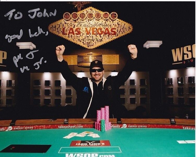 PHIL HELLMUTH JR. Autographed Signed Photo Poster paintinggraph - To John