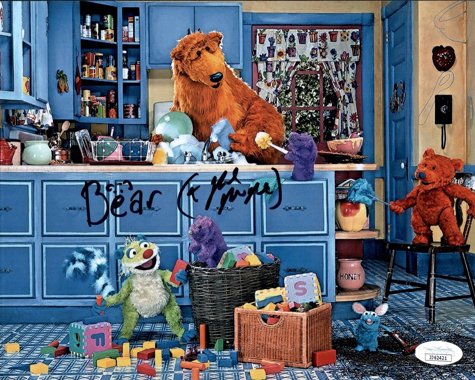 NOEL MACNEAL Signed BEAR IN THE BIG BLUE HOUSE 8x10 Photo Poster painting Autograph JSA COA Cert