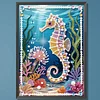 Seahorse-Special Shaped Diamond Painting