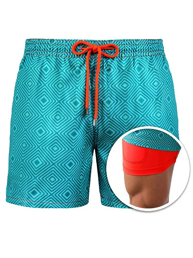 Mens Hawaiian Pant Casual Beach Holiday Series Pants