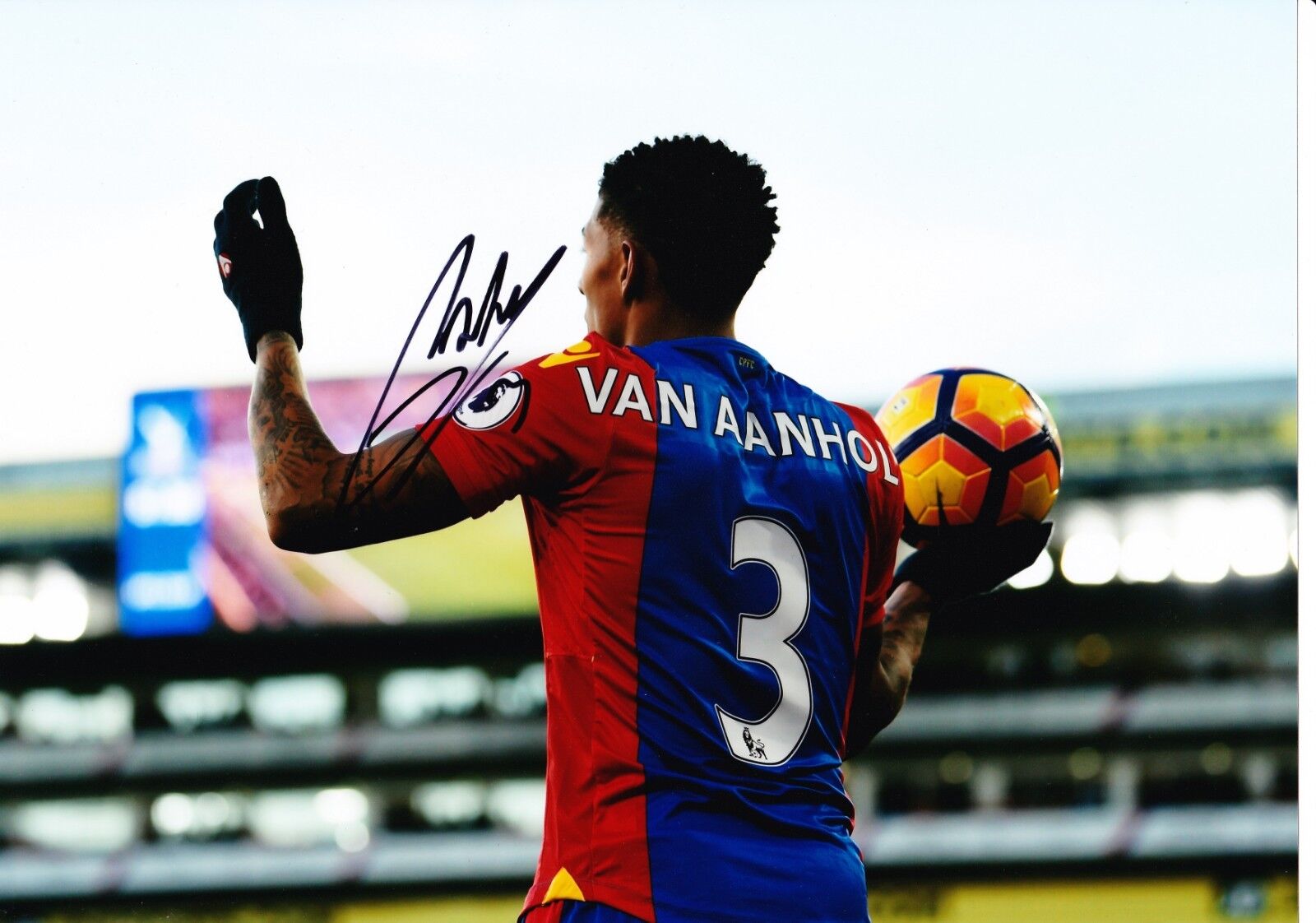 Patrick van Aanholt Signed 12X8 Photo Poster painting CRYSTAL PALACE Signature AFTAL COA (1893)