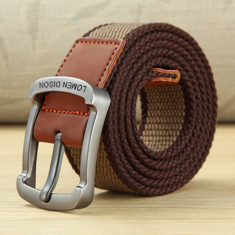 Canvas Pin Buckle Belt-inspireuse