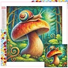 (40*40cm)Snail - Full Square Drill Diamond Painting