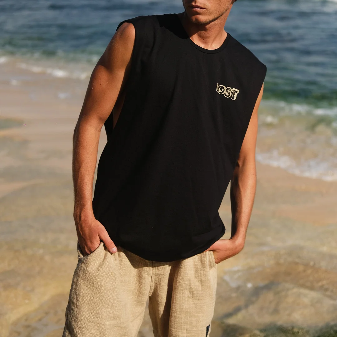  Stylish Sleeveless Tee for Beach and Casual Wear