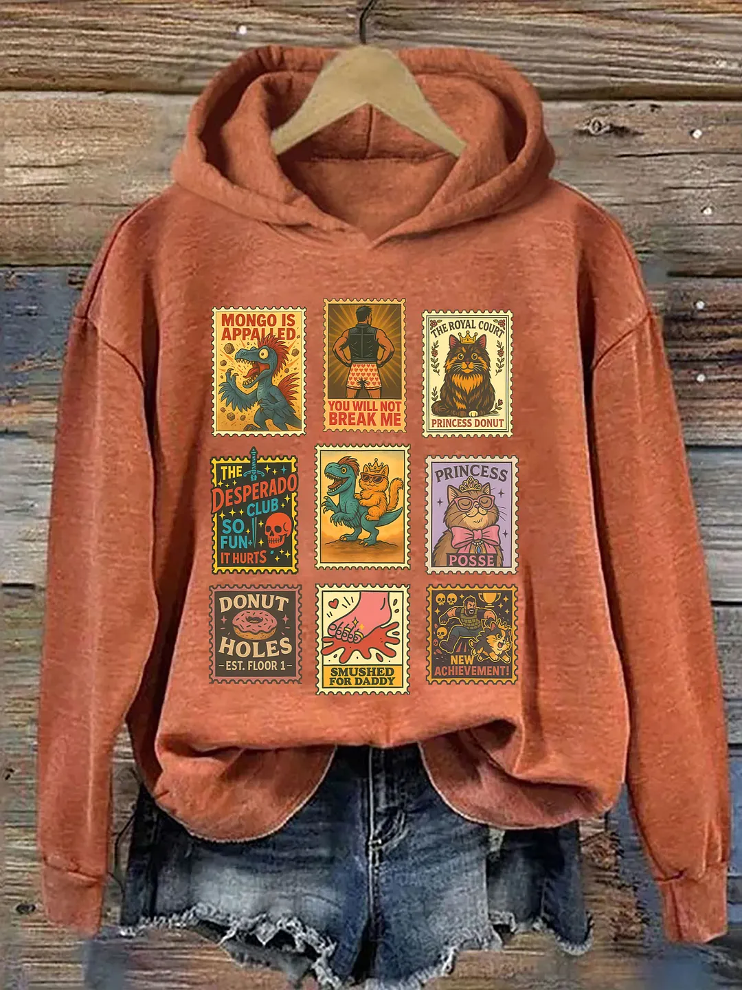 Vintage Stamp Hoodie