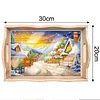 Diamond Painting Wooden Trays With Handle - Landscape