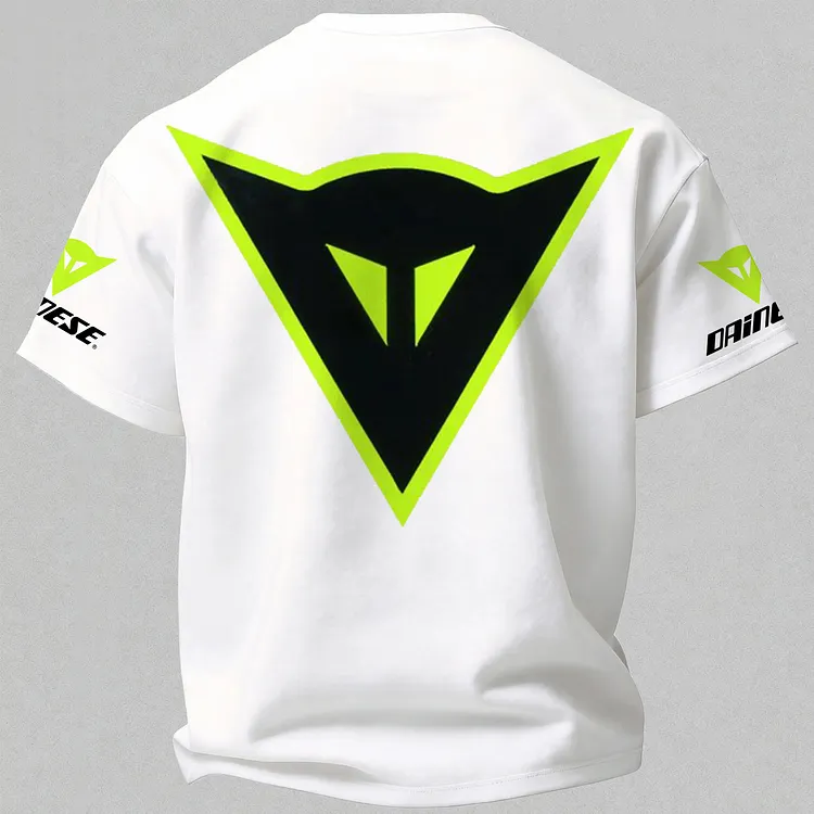 Dainese Neon Triangle Logo Printed Men's T-shirt