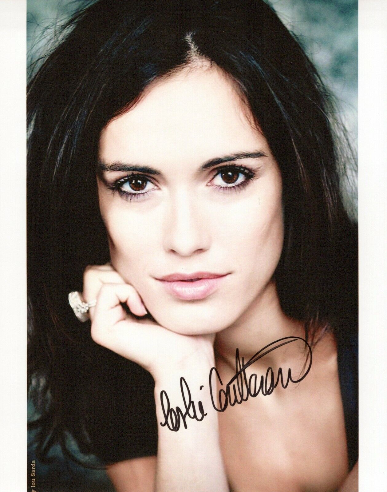 Leslie Coutterand head shot autographed Photo Poster painting signed 8x10 #7