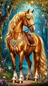 Luxury AB Velvet Diamond Painting Kit - Horse