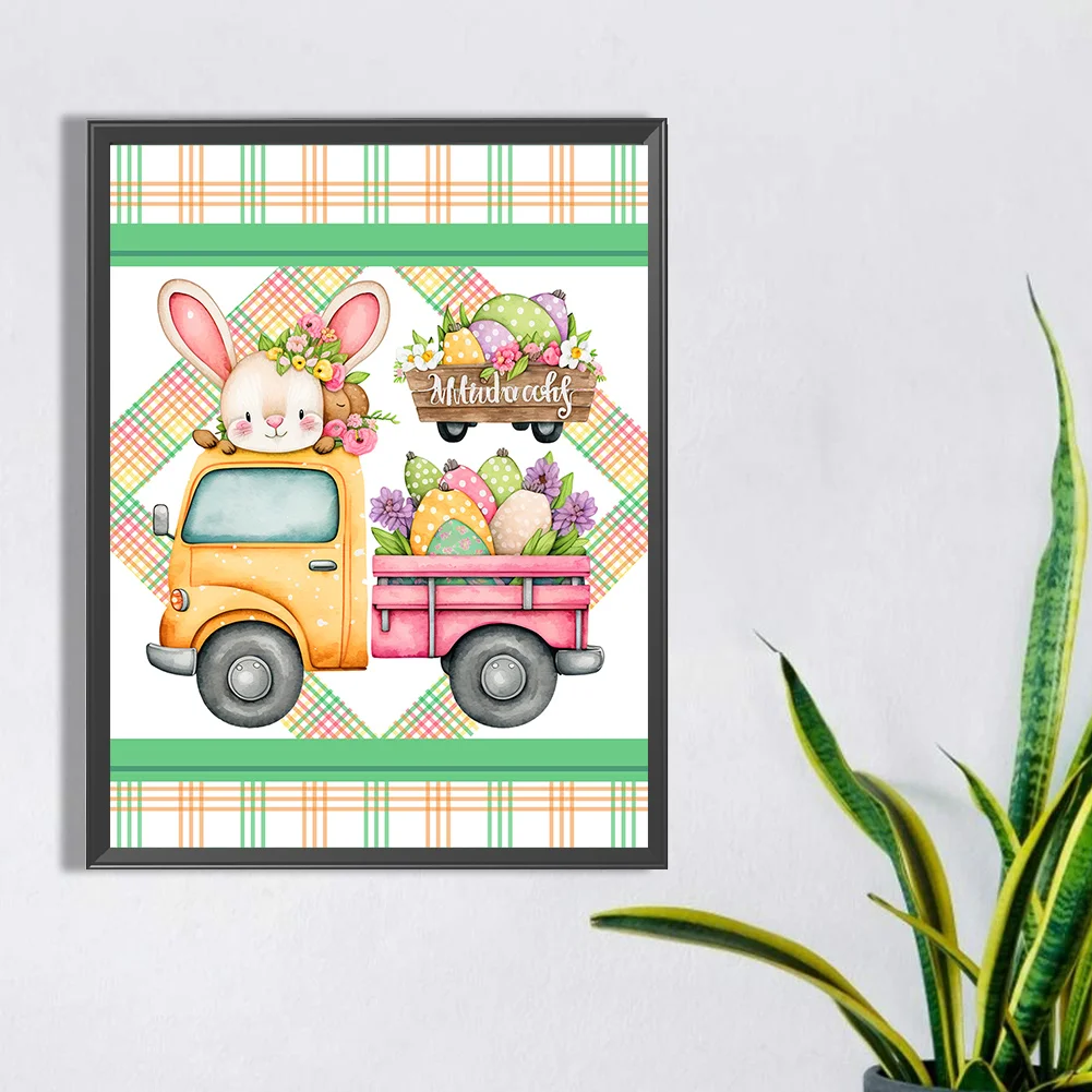 Full Round Diamond Painting 30*40cm - Toy Rabbit