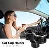 Two-Hole Tea Cup Stand Bracket Double Hole Water Bottle Support Auto Accessories