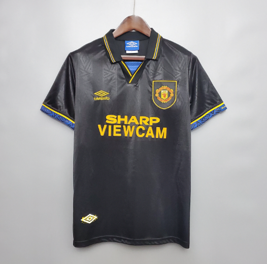 Retro 1993/1995 Manchester United Away Football T-Shirt Thai Quality