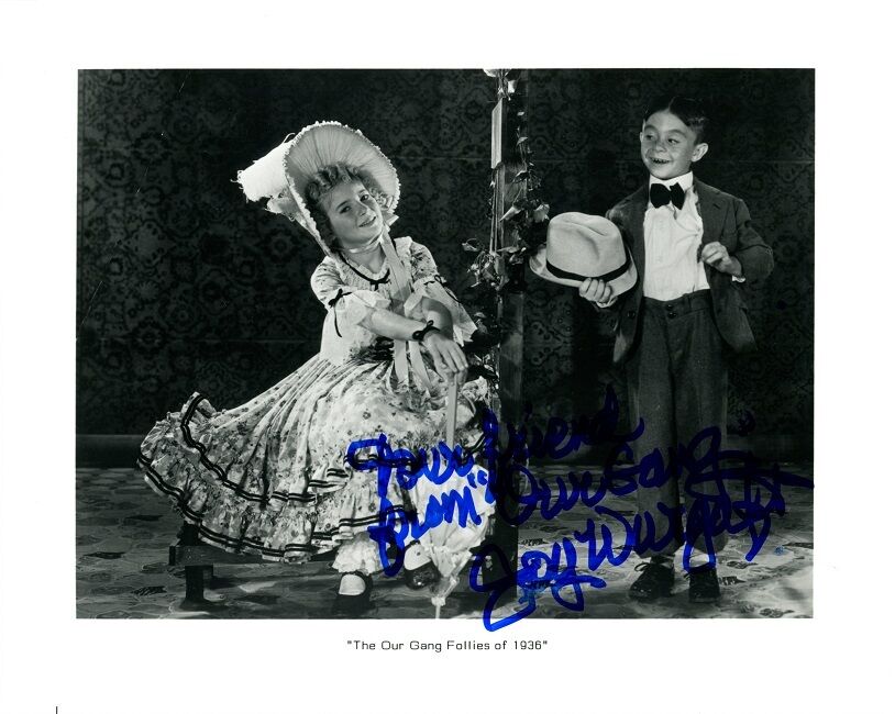 JOY WURGAFT Signed Photo Poster painting - Our Gang Follies of 1936