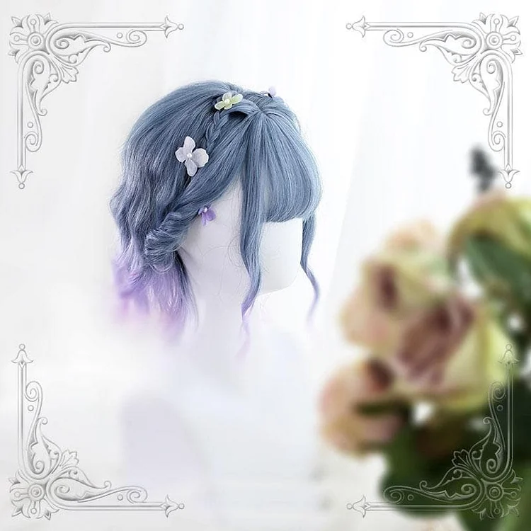 Blue Violet Lolita Harajuku Gradient Wig SP13452