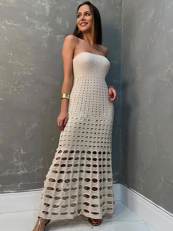 Athvotar Athvotar New Beach Shirt Bra Step By The Seaside Sexy Tight Dress Beach Dress